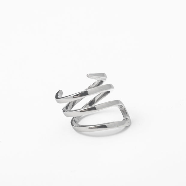 Swirl Nail Ring - BERNA PECI JEWELRY