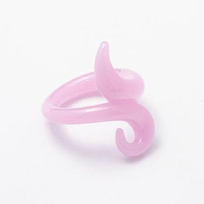 Bubble Pink Swirl Cuff Ring - BERNA PECI JEWELRY
