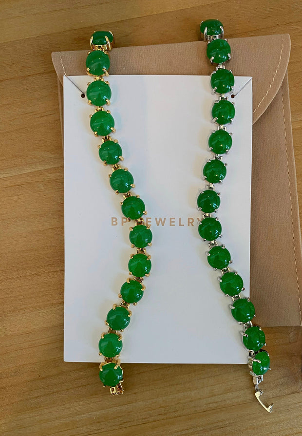 Staple Jade Bracelet - BERNA PECI JEWELRY